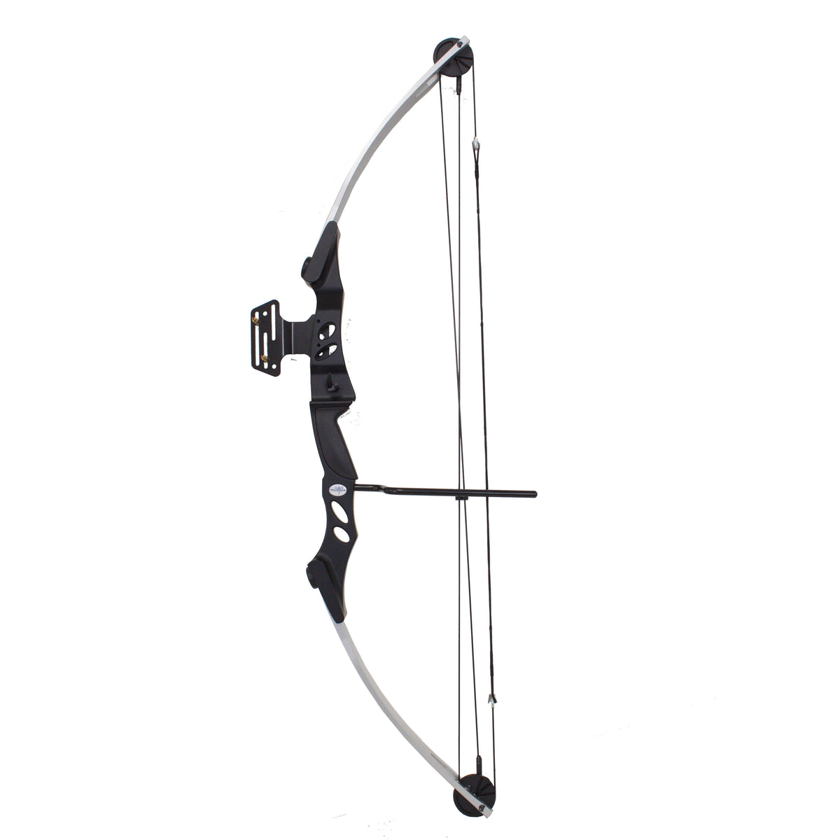 Black Compound Bow with 5-Spot Paper Target Y773510