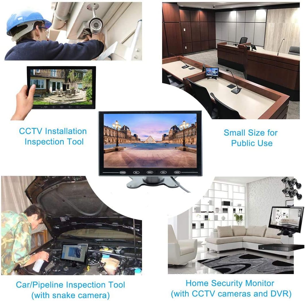 9 Inch LCD Monitor with Remote Control Y7106