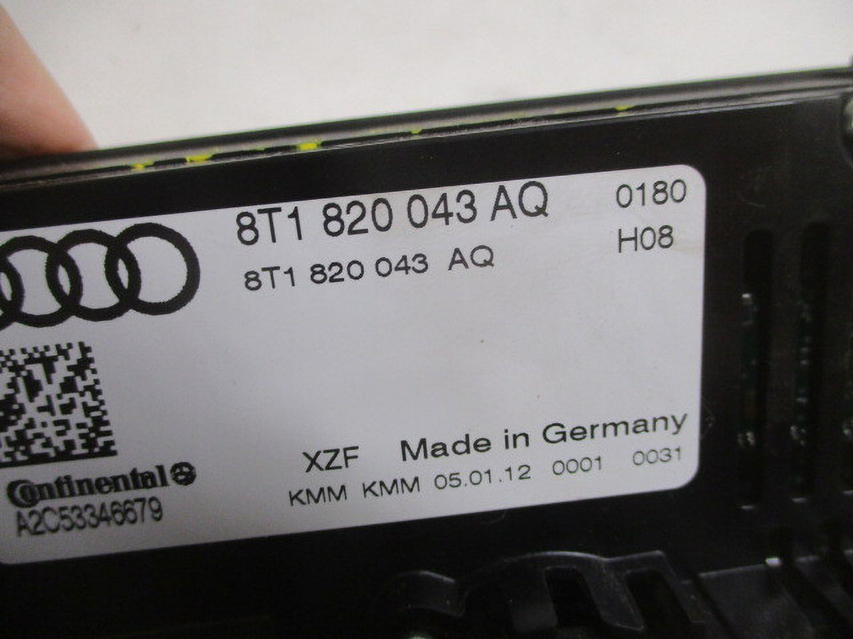 Pre-Owned Audi Climate AC Heater Temperature Control K599725