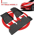 All-Weather 3D Full Cover Waterproof TPE Floor Mats C347