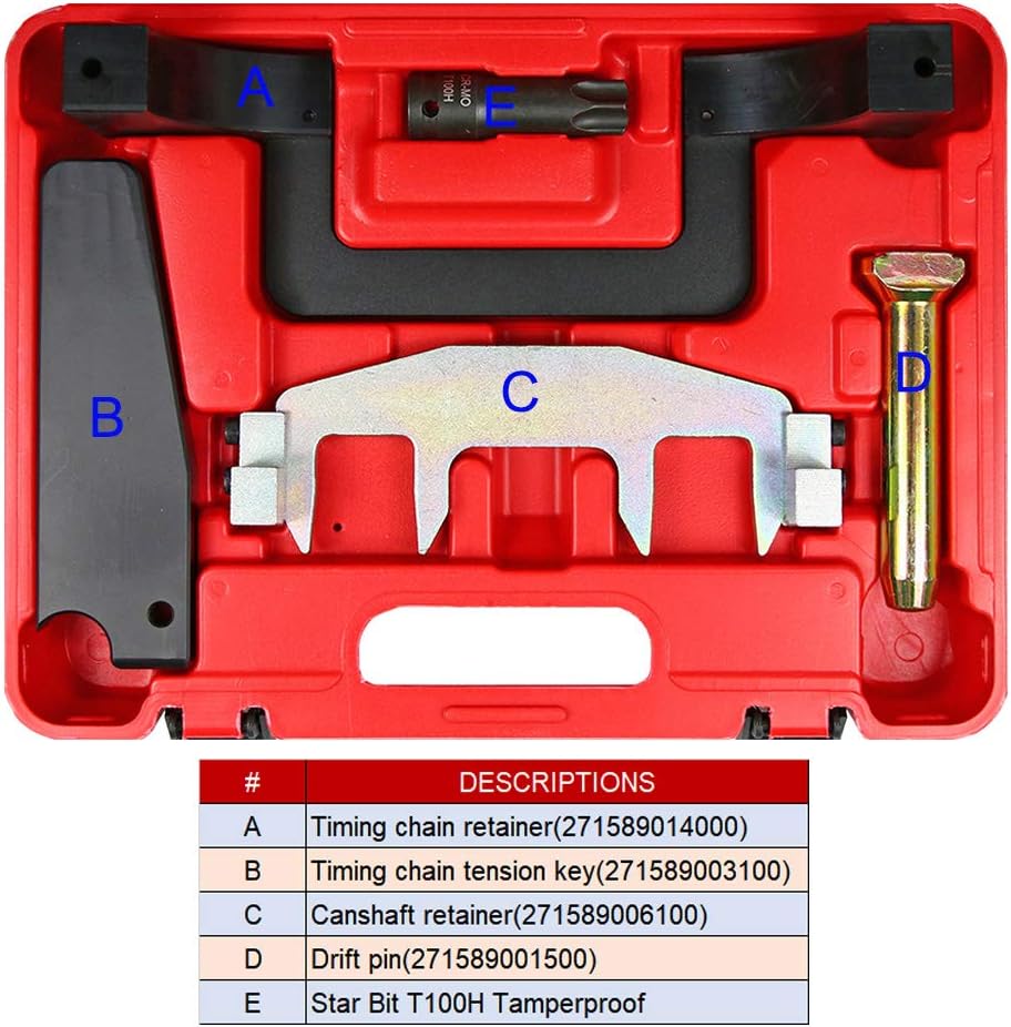 Camshaft Alignment Engine Timing Tool Kit for Mercedes Benz M271 Pack of 2 D178999