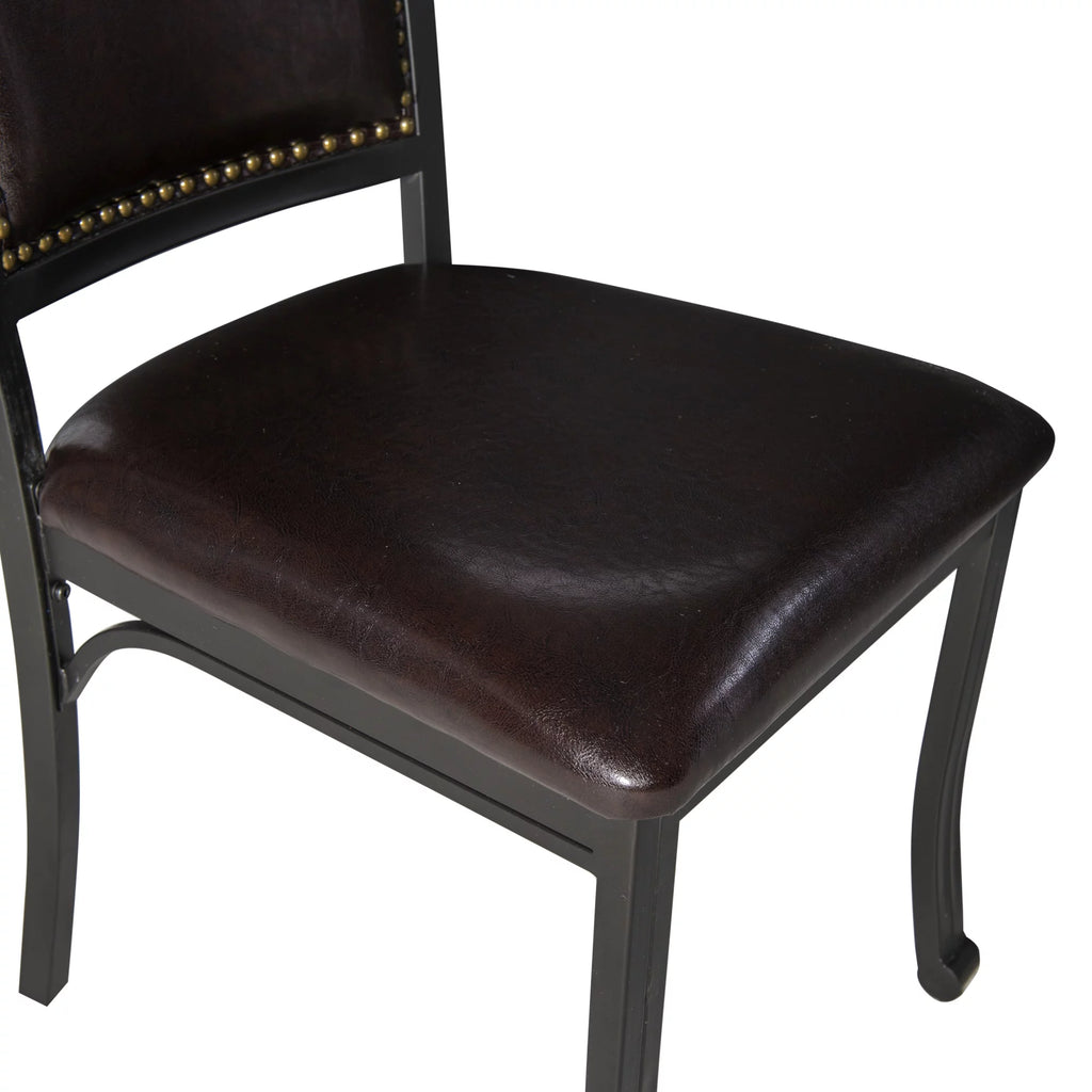 Set of 2 Faux Leather Dining Chairs C5710