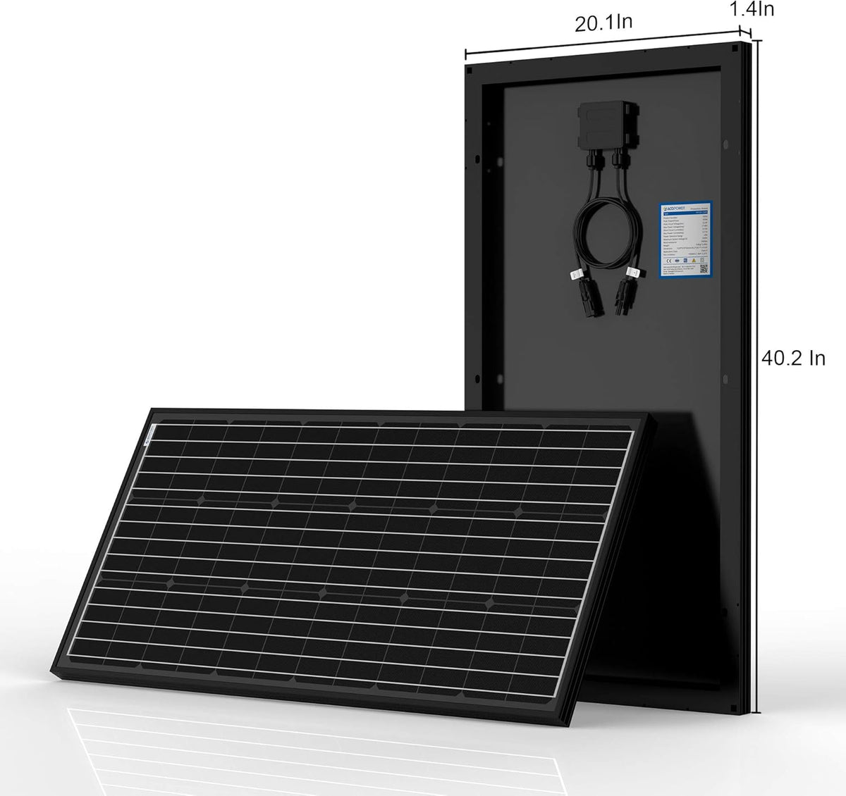600W Monocrystalline Panel Solar RV Kit with 50A MPPT LCD Charge Controller D731