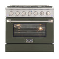 36 Propane Gas Dual Fuel Range with 4 Burners T75343