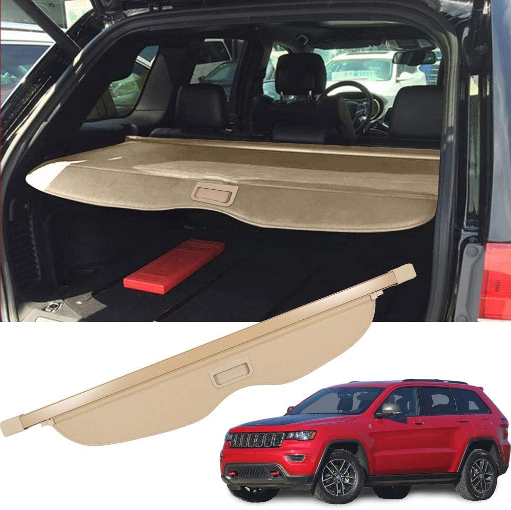 Cargo Cover with Extra Storage Net Black Tonneau Accessories A6236