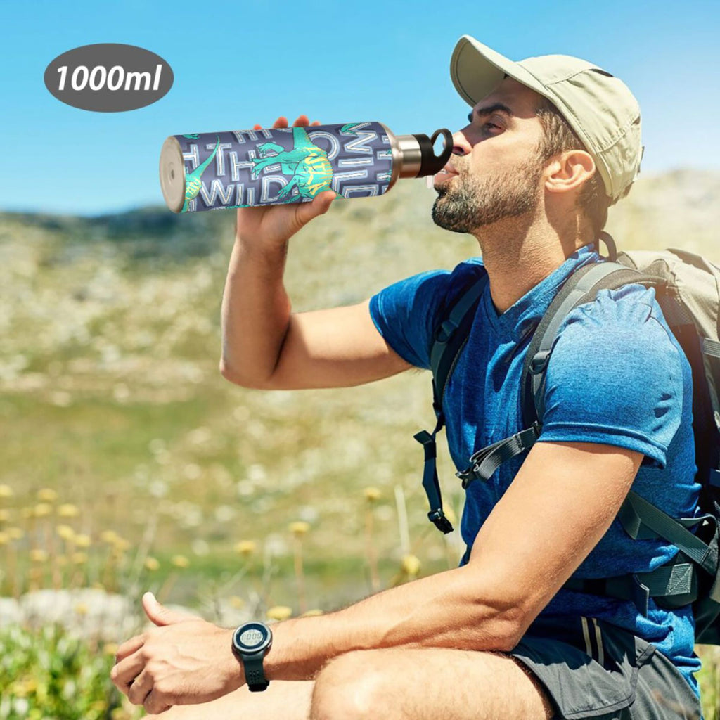 Stainless Steel Insulated Water Bottle with Straw Lid X964