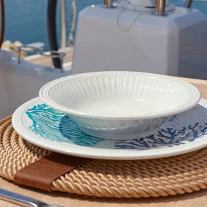 Flat Plate Blue Set 6 pcs J9526