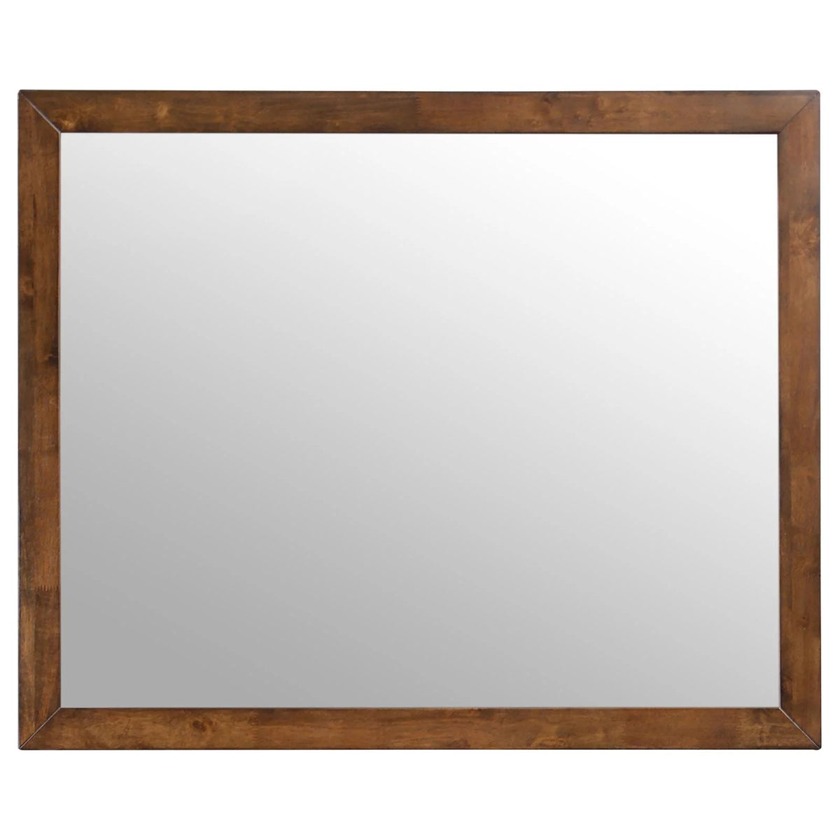 Rectangular Dresser Mirror Dark Brown T309