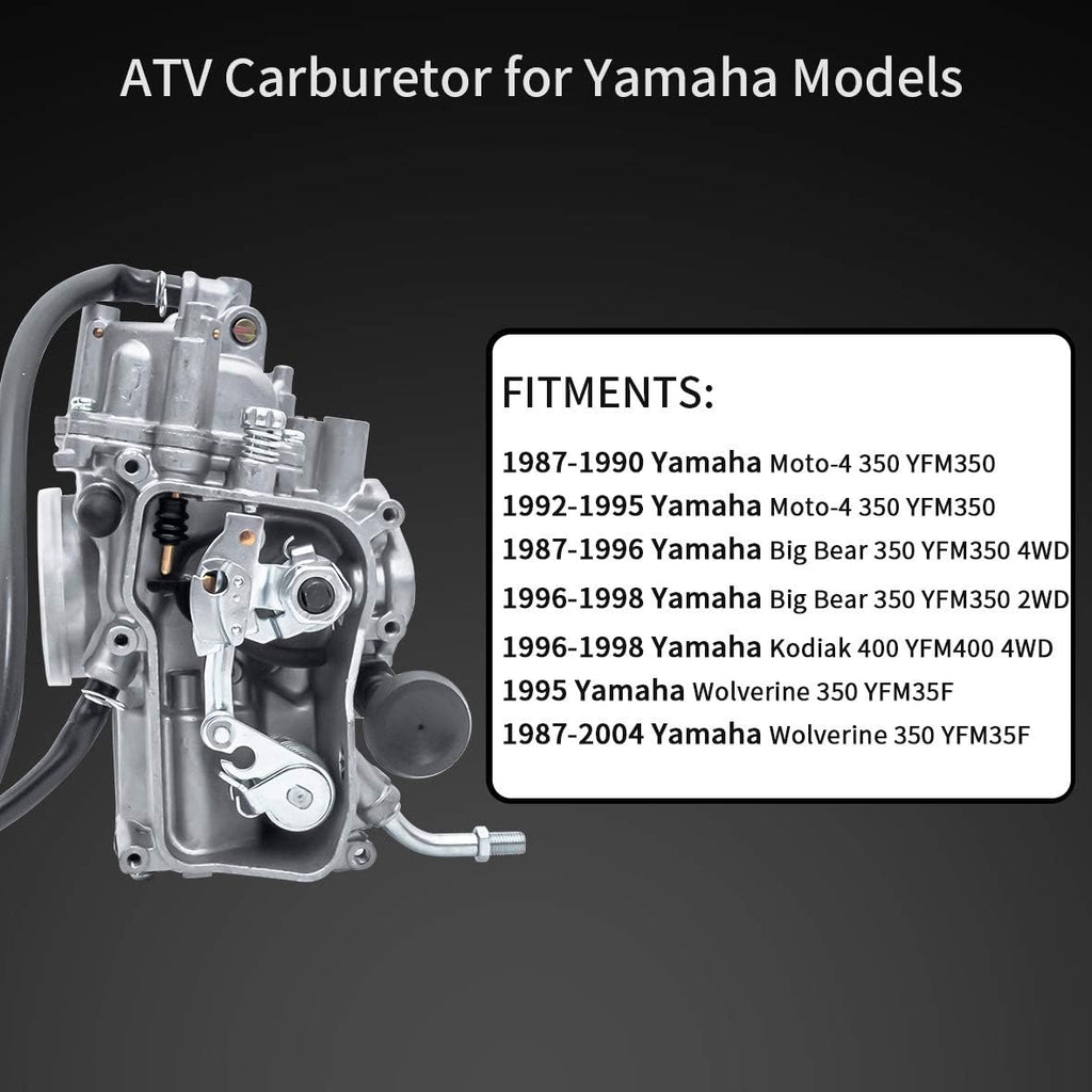 Carburetor for Yamaha Big Bear 350 YFM 350 2x4 4x4 ATV 1987-1996 V917