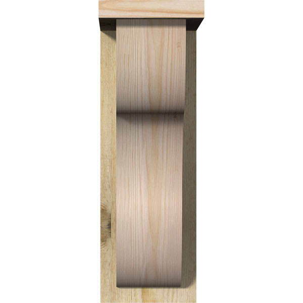 Carmel Rough Sawn Corbel with Backplate, Douglas Fir J966034