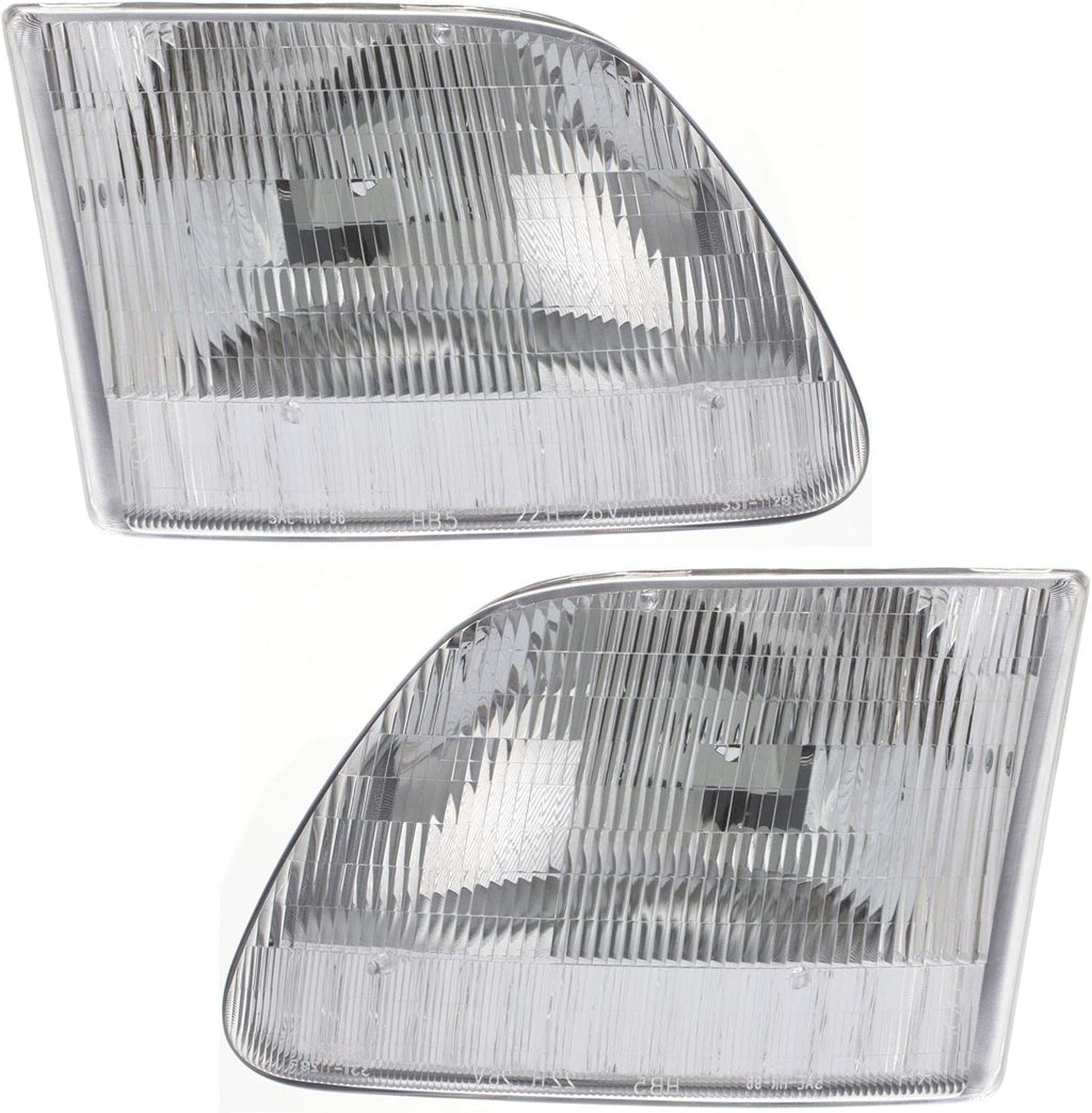 Headlight Set Pack of 2 Halogen E7598