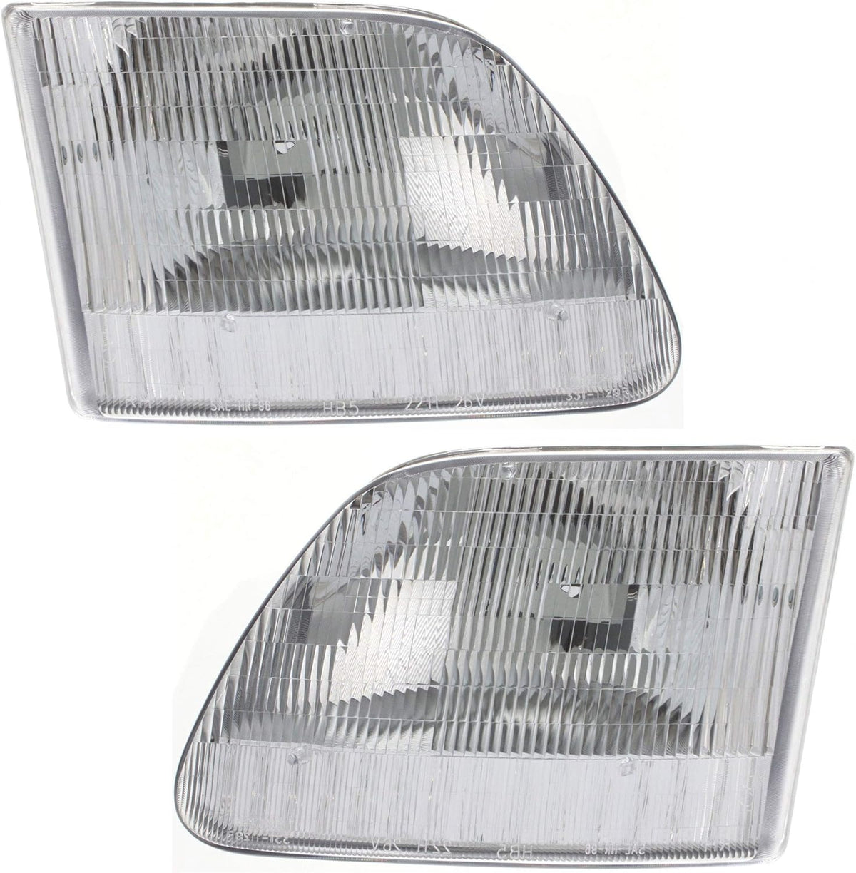 Headlight Set Pack of 2 Halogen E7598