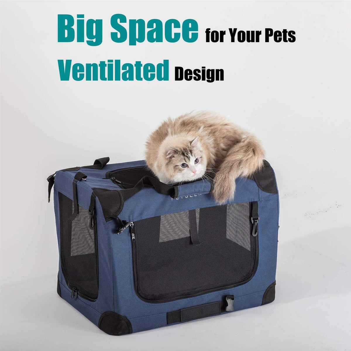 Extra Large Soft Sided Folding Pet Carrier E304