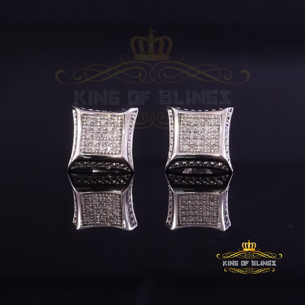 White Kite Stud Earrings Q815719