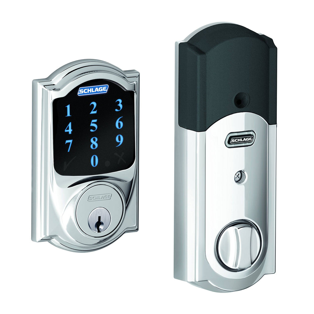 Bright Chrome Deadbolt D240