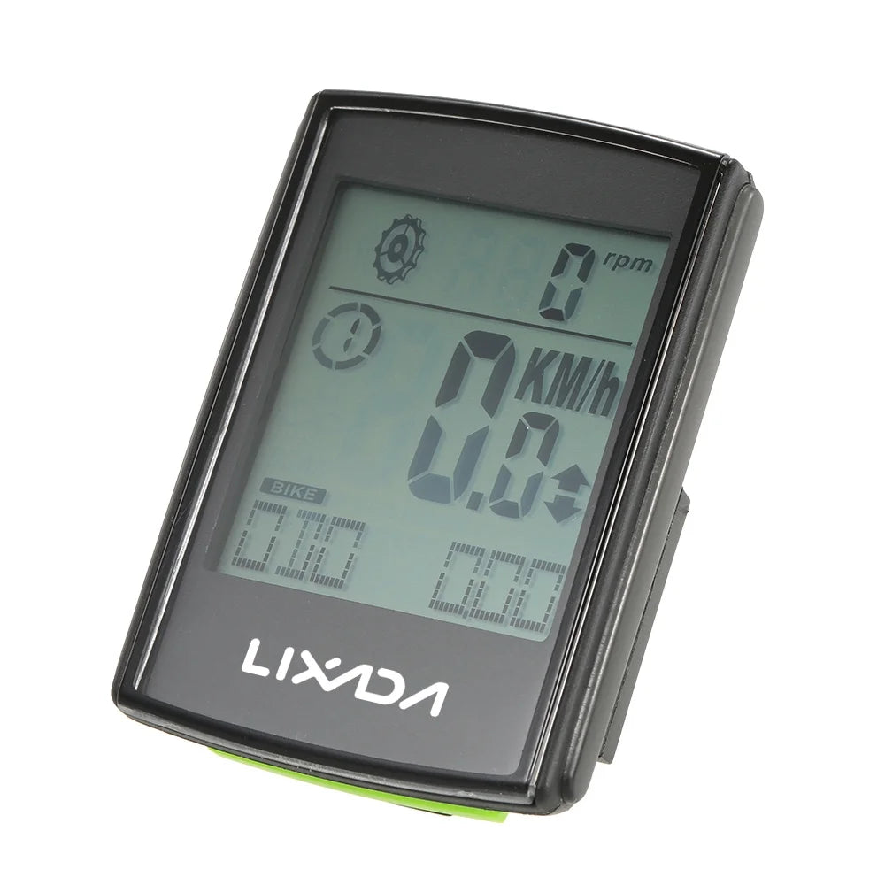 2-in-1 Wireless LCD Bicycle Cycling Computer R9259