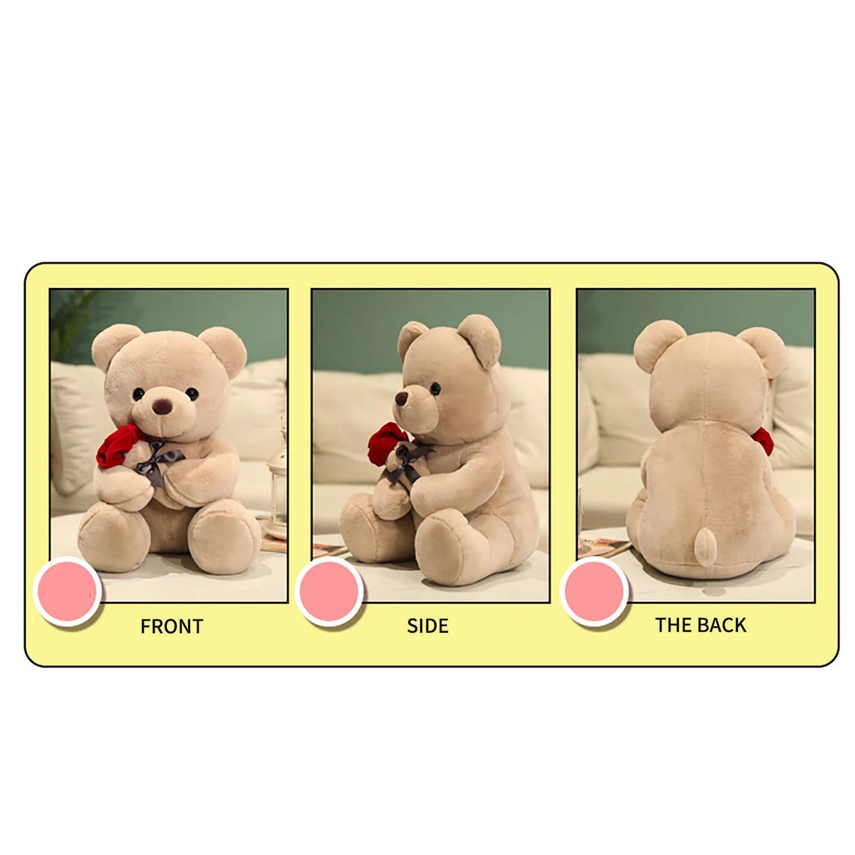 Plush Teddy Bear Stuffed Animal Doll 23cm M44425