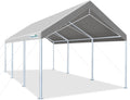 10’x20’ Galvanized Car Canopy Shelter with 4 Reinforced Steel Cables V267078