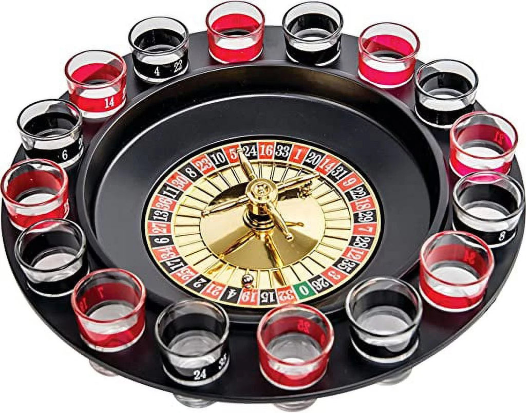 Drinking Game Glass Roulette Set W468