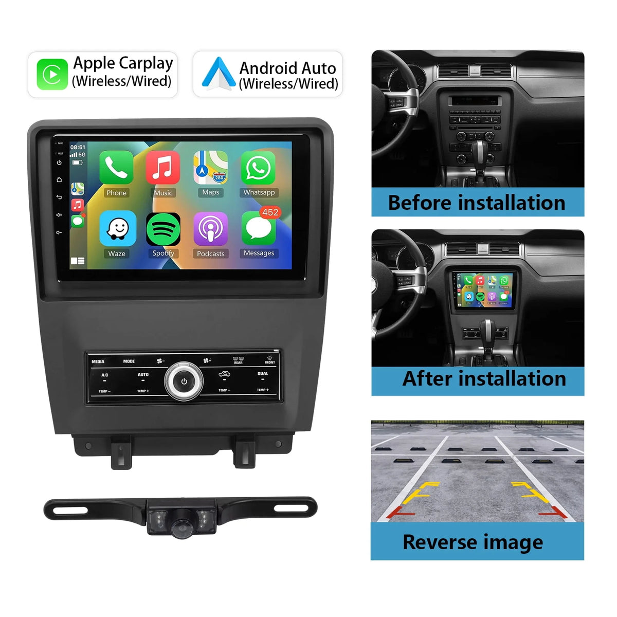 Android 12 Touch Screen Car Stereo N27421