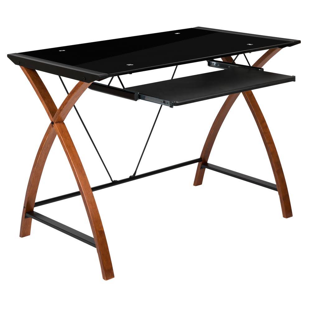 Rectangular Computer Desk with Keyboard Tray O1071