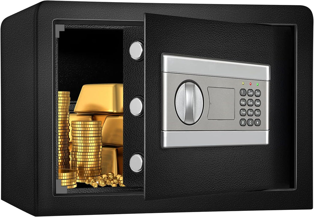 1.7 Cub Fireproof Waterproof Digital Safe Box with Keypad V79015