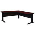 Mahogany L-Desk Shell with Return Y905395