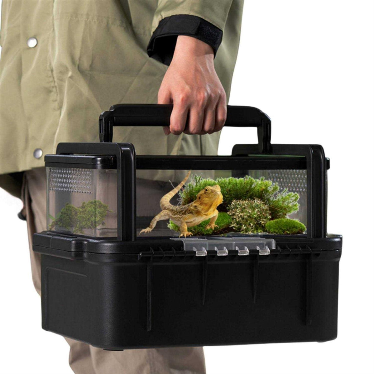 Small Pet Carrier with Tweezer Bowl T6412