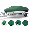 Green Waterproof Heavy Duty Boat Cover 11ft-13ft L451917