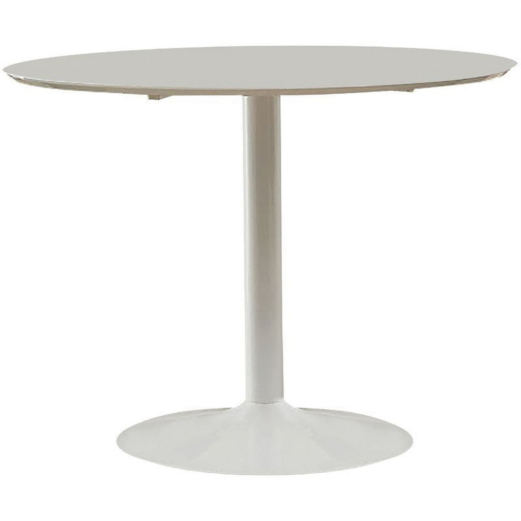 White Round Dining Table B738