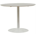 White Round Dining Table B738