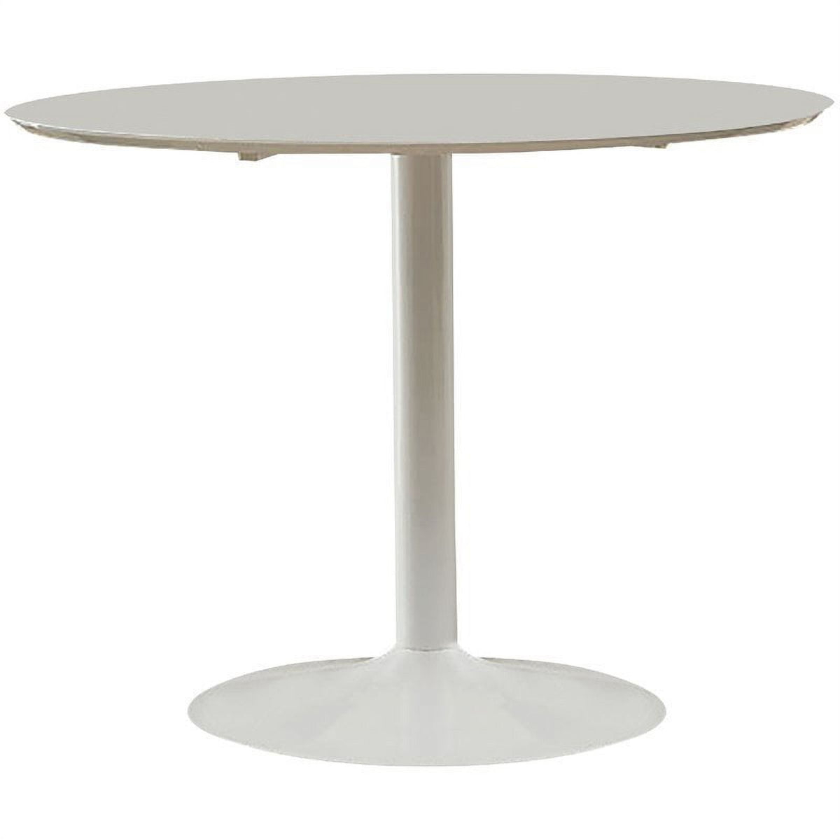 White Round Dining Table B738
