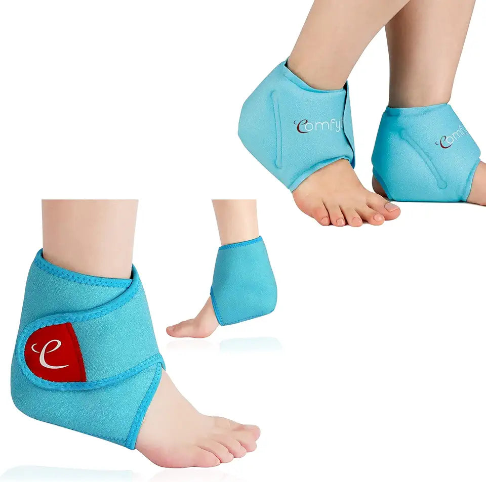 Ankle Ice Pack Wrap Reusable I8413