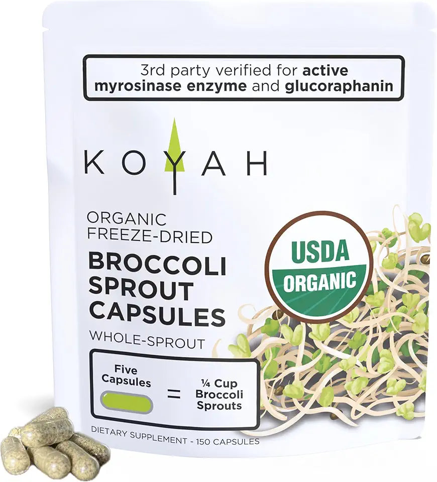 Organic Broccoli Sprout Capsules H602