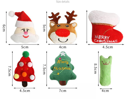 14 Pack Christmas Catnip Cat Toys D8061