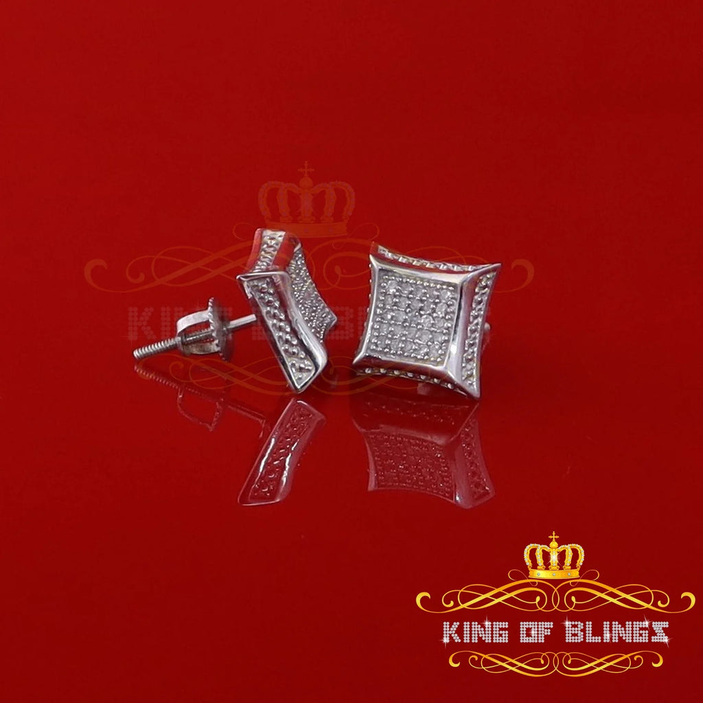 White Kite Stud Earrings Q815719