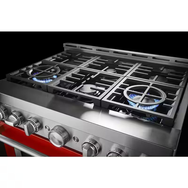 5.1 cu. ft. Smart Gas Range with Self-Cleaning and True Convection in Scorched Orange S88948
