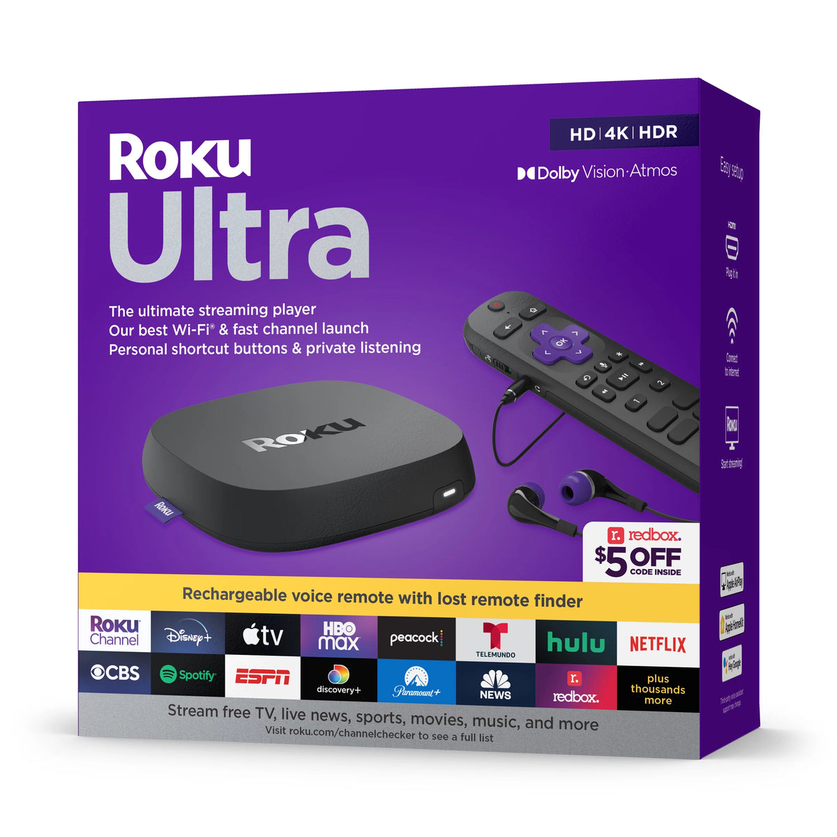 4K HDR Dolby Vision Streaming Device with Voice Remote Q3135