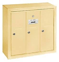 3 Doors Sand Vertical Mailbox N470069