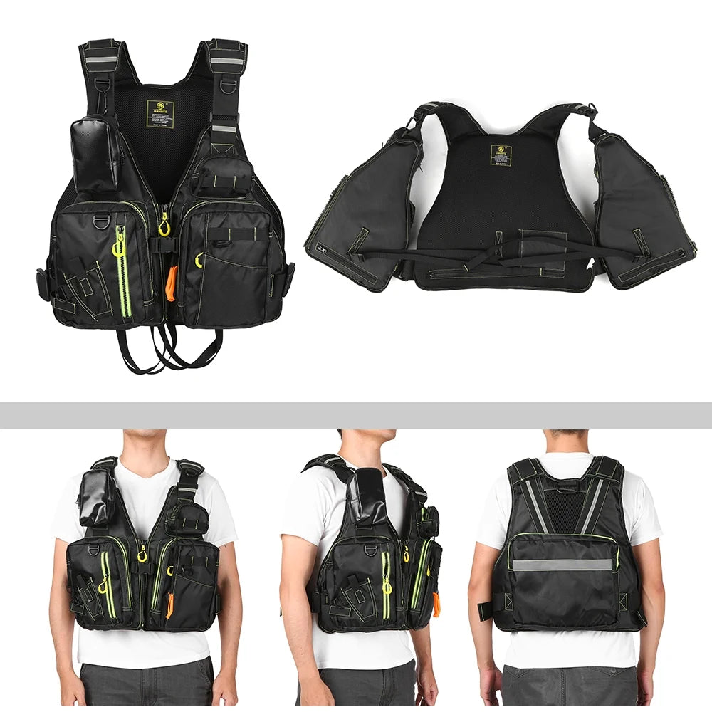 Fishing Floatation Vest with Multiple Pockets P918