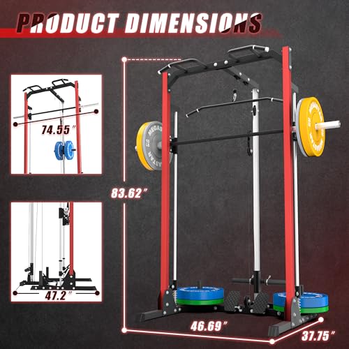 Compact Smith Machine Home Gym with LAT Pulldown P352080
