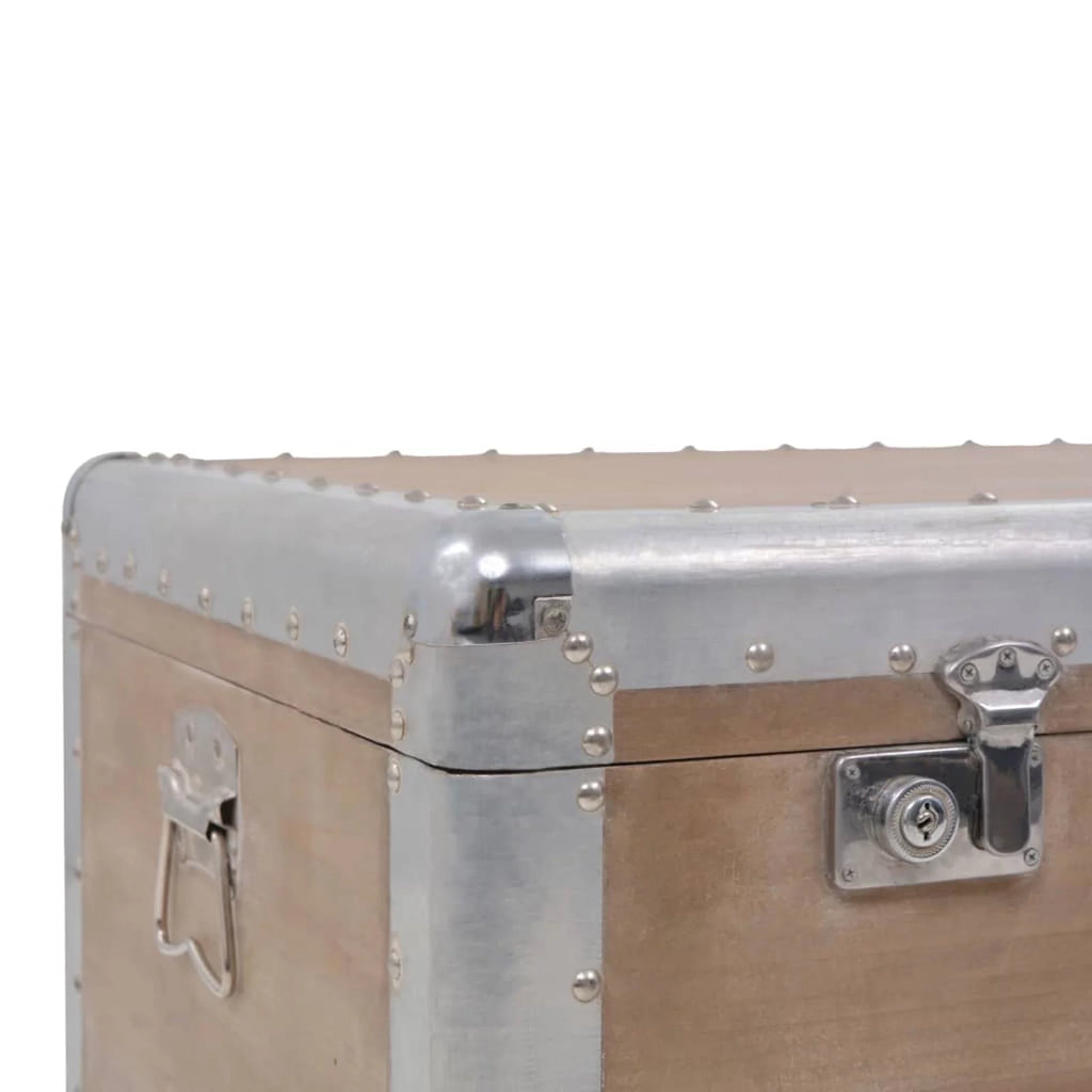 Wooden Fir Storage Chest Trunk Y7660