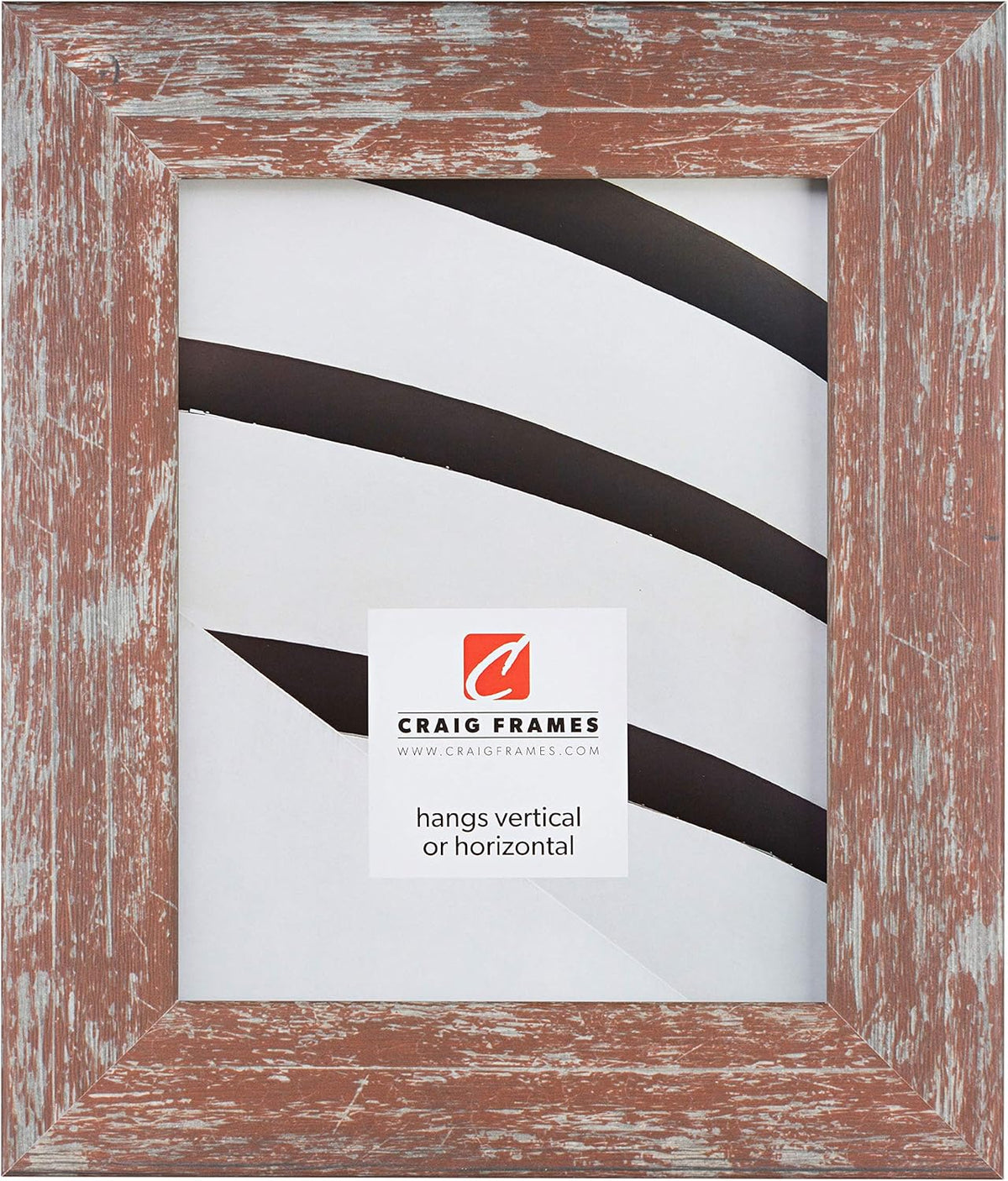 Faux Barnwood Picture Frame, Brown Oak, 16 x 24 Inch T87356