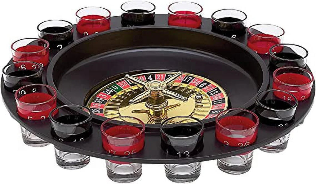 Drinking Game Glass Roulette Set W468