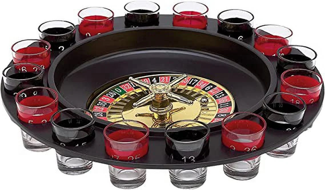 Drinking Game Glass Roulette Set W468