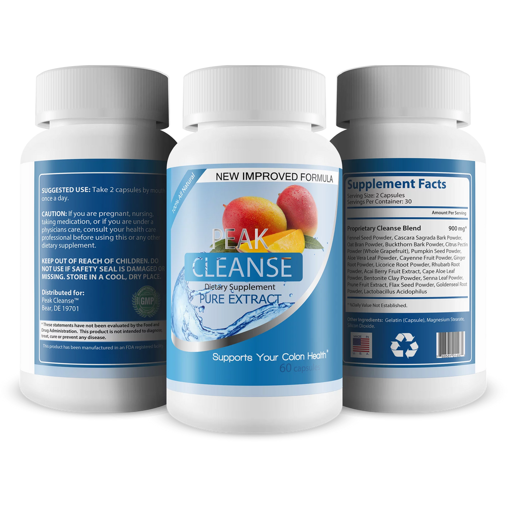 60 Capsules Natural Cleanse M994