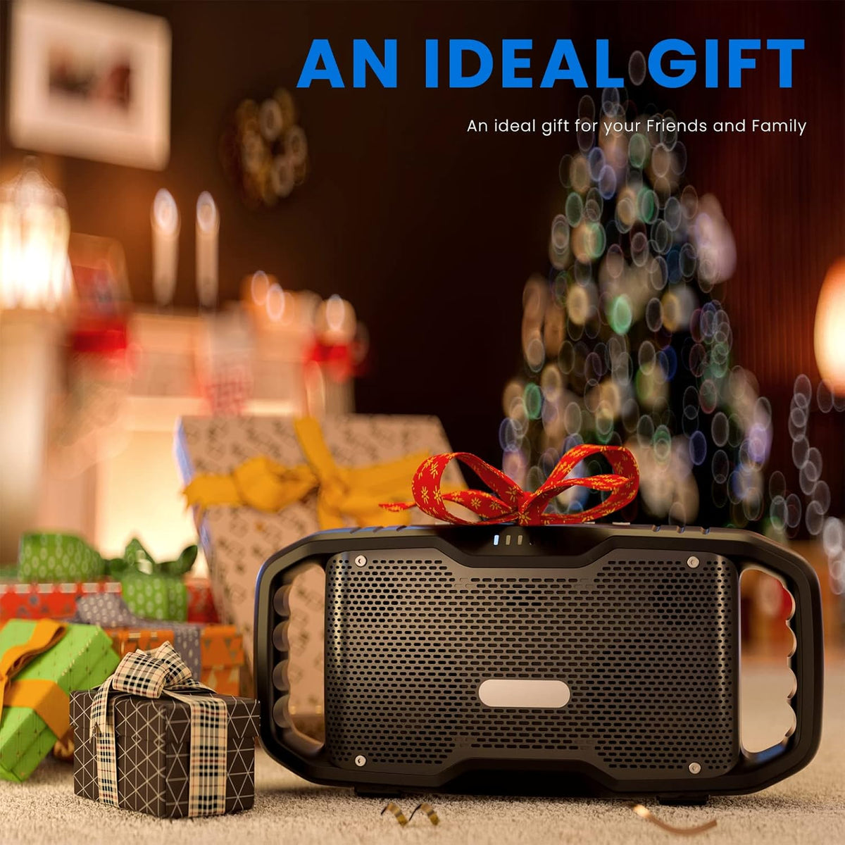 Portable Waterproof Bluetooth Speaker with Power Bank F723217