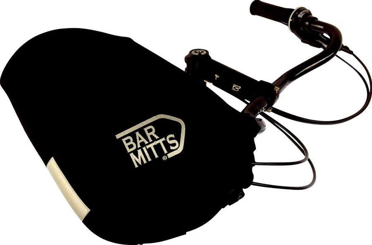 Black Handlebar Mittens E100480