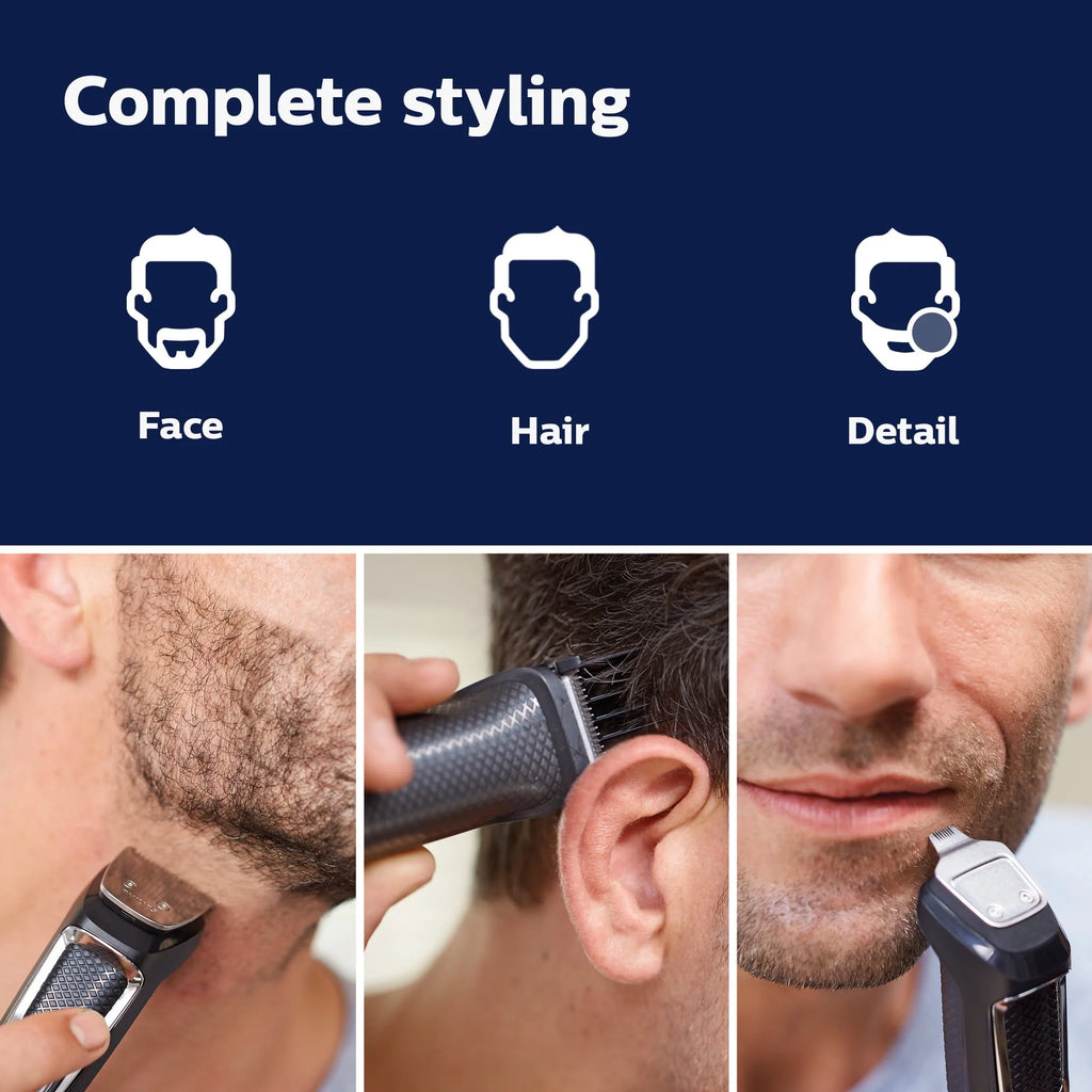 13 Piece Mens Grooming Kit for Beard Face Nose and Ear Hair I20131