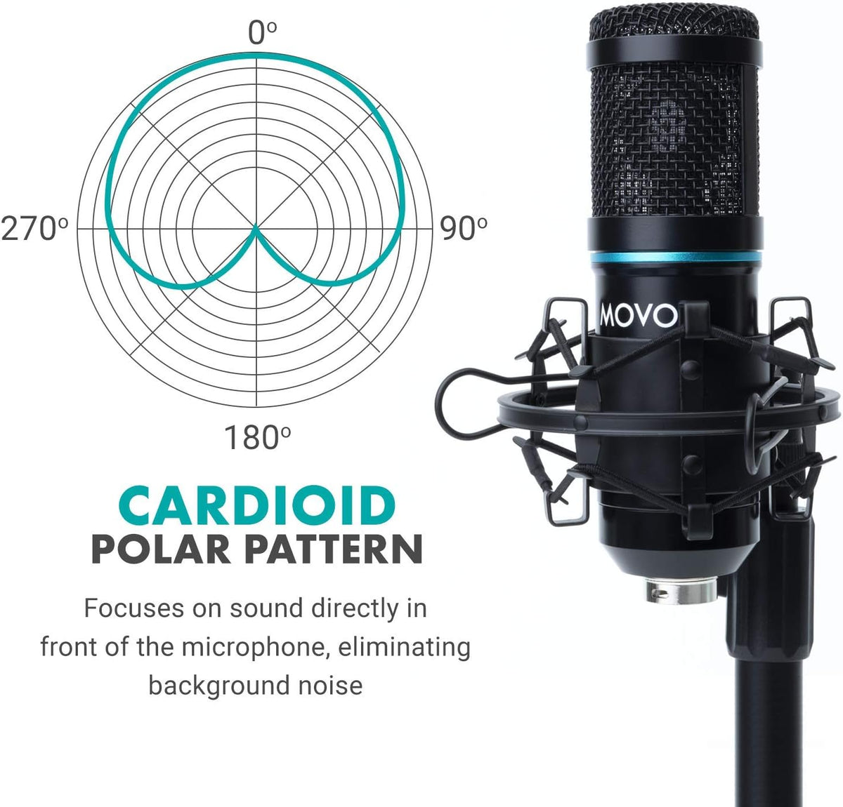 2-Pack Cardioid Condenser Microphone Kit with Scissor Arm Mic Stand, Shock Mount and Gooseneck Pop Filter Y8536
